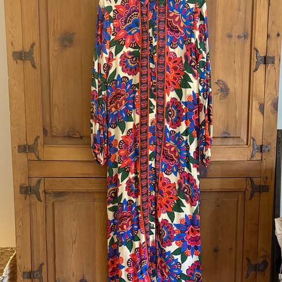 Farm Rio maxi Multicolor Floral Dress - Picture 3 of 5